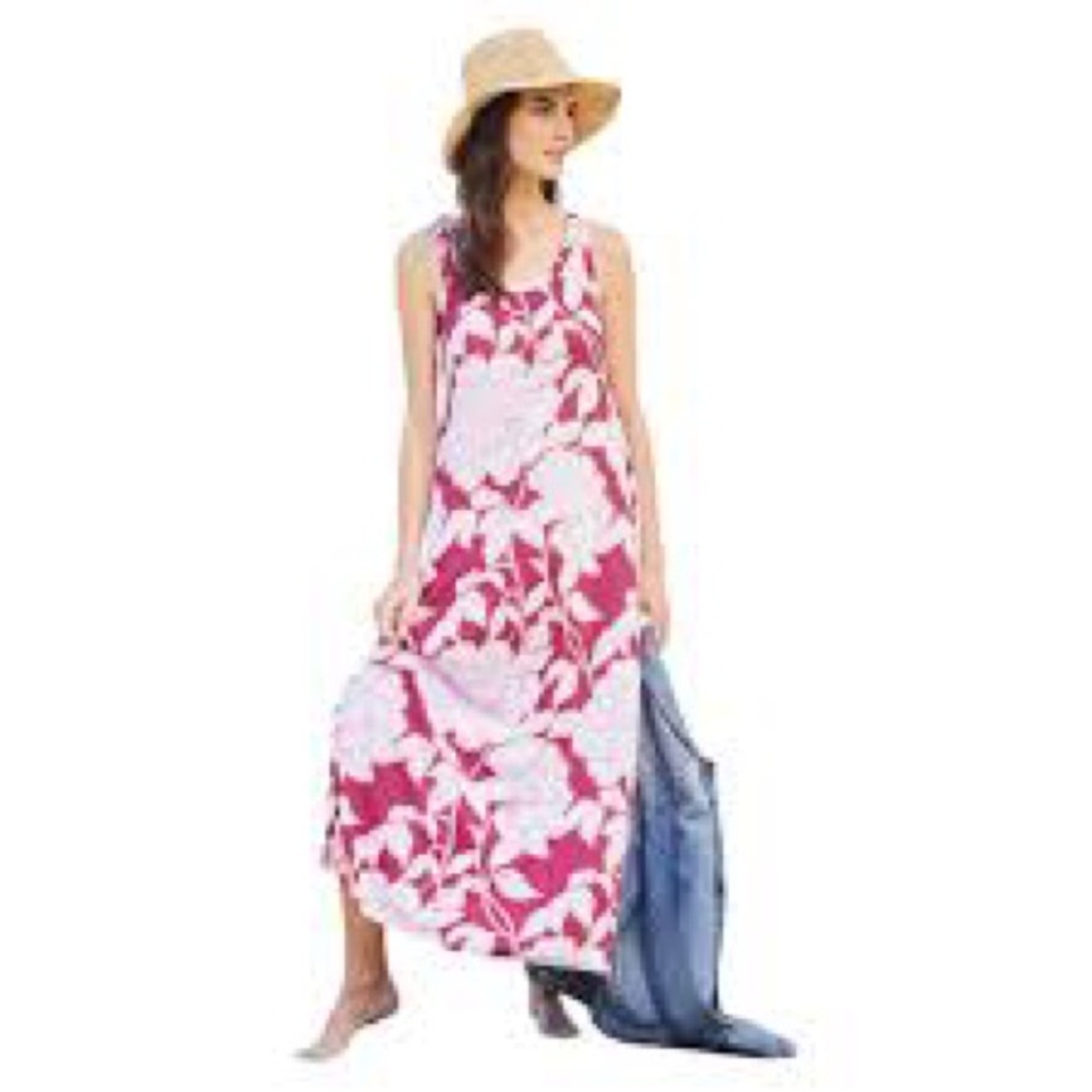 Soft Surroundings Santiago Song Floral Maxi Dress
